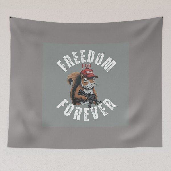 Item preview, Justice For Peanut MAGA Squirrel Rifle T-Shirt-56 designed and sold by WolfMullerd.
