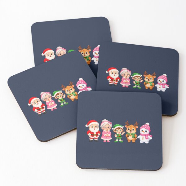 Item preview, Santa Mrs Claus Elf Reindeer Snowman Christmas Crew designed and sold by LV-creator.