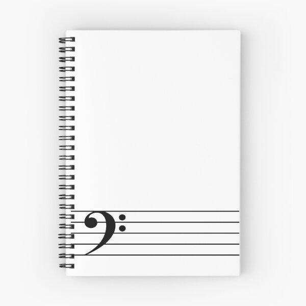 Item preview, Bass F Clef Music Staff - Minimalist Black Design for Musicians designed and sold by lematworks.