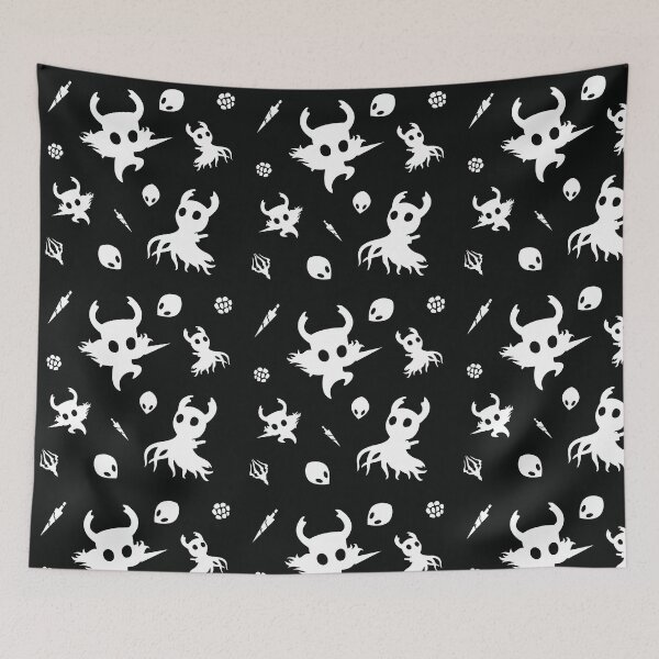 Item preview, Hollow Knight Pattern [BLACK] designed and sold by illcobalt.
