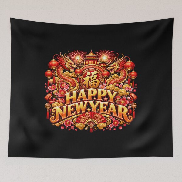Item preview, Chinese New Year - See in the Next Year - Happy New Year Fireworks designed and sold by Genius Geek.