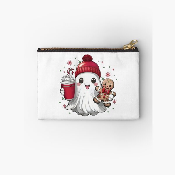 Item preview, Cute 3D Pastel Ghost & Mini Christmas Tree  Spooky Christmas designed and sold by ZyxDes.