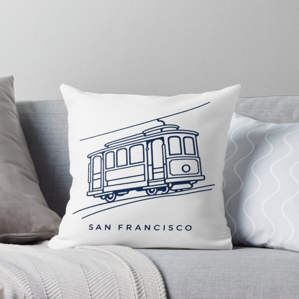 Item preview, San Francisco Cable Car Minimal Line Art | Vintage Travel Design designed and sold by Globalcitytees.