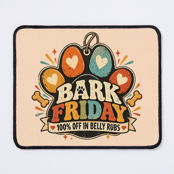 Item preview, Thanksgiving Black Friday Deal Bark Friday Funny Dog Lover designed and sold by Im-Ara.