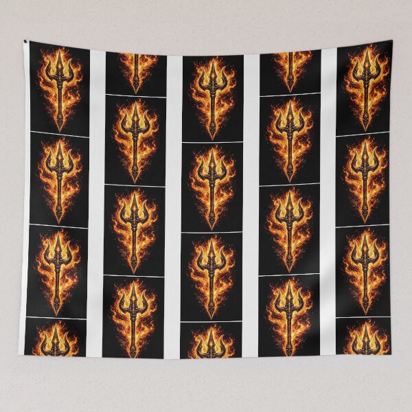 Item preview, Agni Trishul  Divine Power In Fire designed and sold by creed-amato.