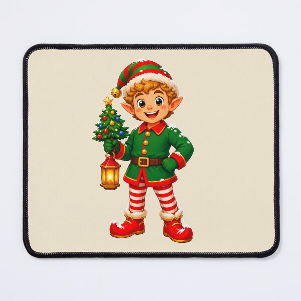 Item preview, Christmas Elf with Lantern and Mini Tree designed and sold by LV-creator.