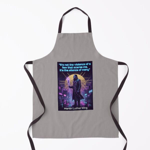 Item preview, MLK Quote Silence Quote Portrait Apparel-39 designed and sold by LuiseBrand.