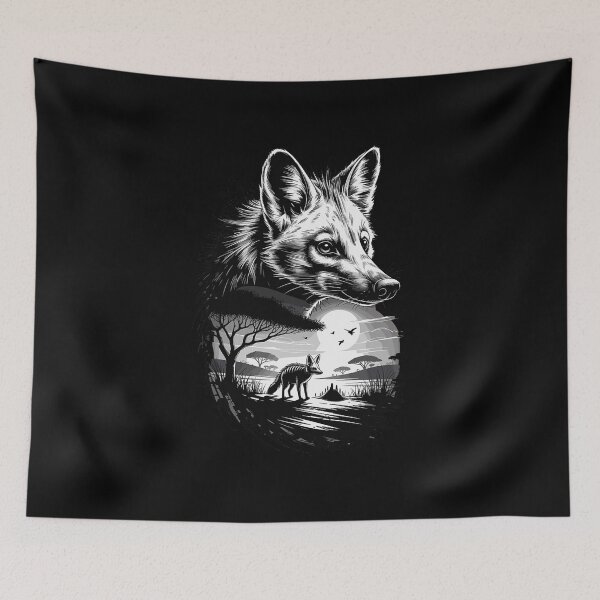 Item preview, Aardwolf Proteles Hyena Safari Mammal (23) designed and sold by LevernePrickles.