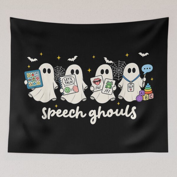 Item preview, Halloween Speech Therapy Spooky Language SLP Ghost Teacher designed and sold by Gargamal.