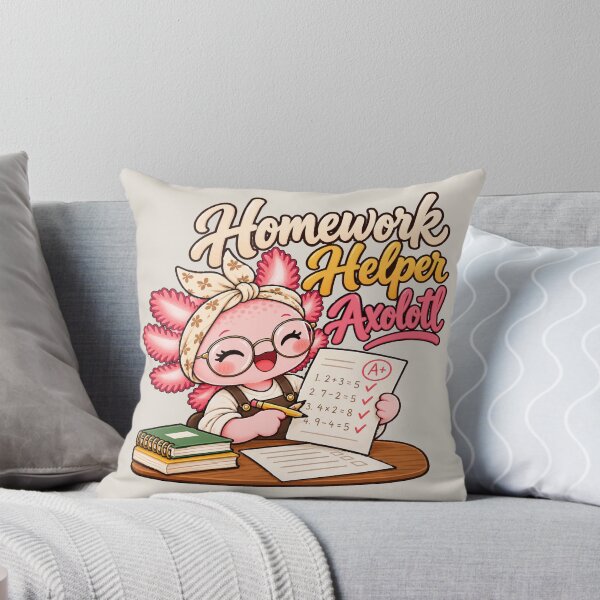 Item preview, Homework Helper Axolotl – Cute Teacher Axolotl School Design designed and sold by HH Design House.