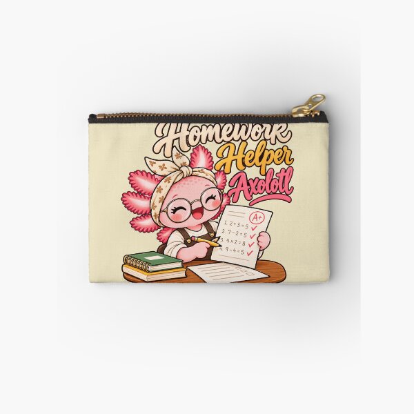 Item preview, Homework Helper Axolotl – Cute Teacher Axolotl School Design designed and sold by HH Design House.