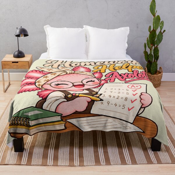 Item preview, Homework Helper Axolotl – Cute Teacher Axolotl School Design designed and sold by HH Design House.