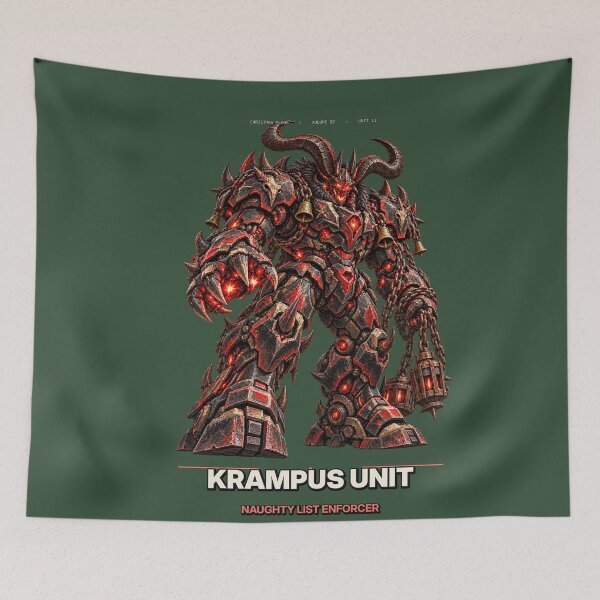 Item preview, Krampus Unit – Dark Christmas Mech designed and sold by slemfiskz.