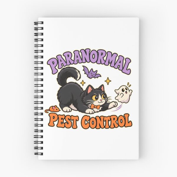 Item preview, Funny Paranormal Pest Control Tuxedo Cat designed and sold by UvooArt.