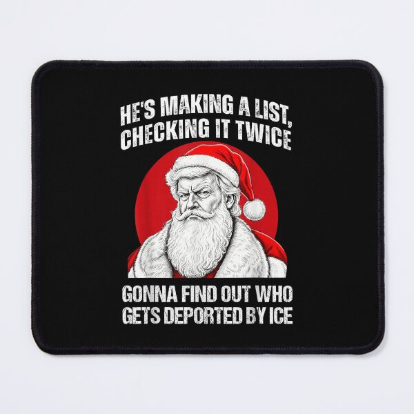 Item preview, Stern Santa with Political Christmas Satire designed and sold by HarinDonreka.