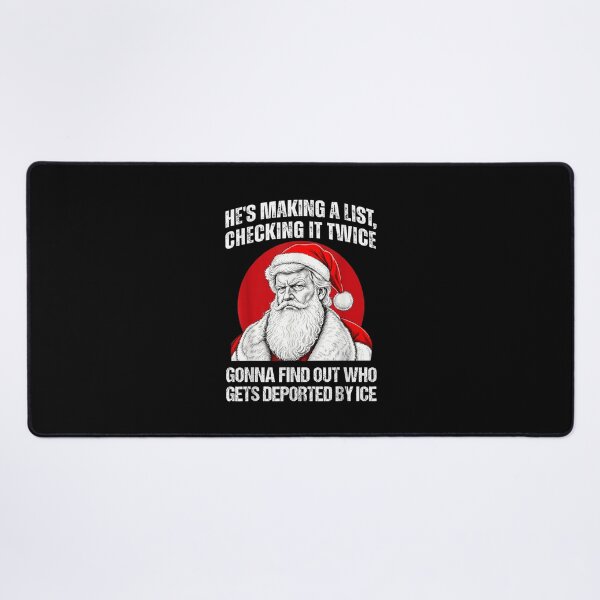 Item preview, Stern Santa with Political Christmas Satire designed and sold by HarinDonreka.