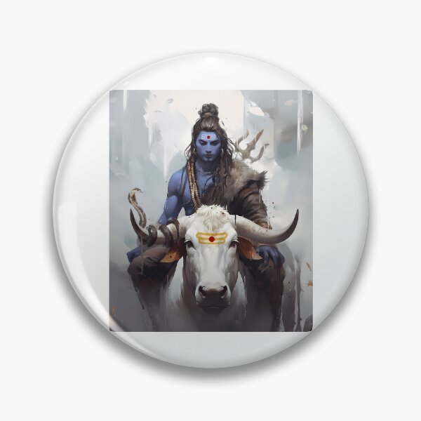 Item preview, Divine Bond Lord Shiva And Nandi Artistry designed and sold by creed-amato.