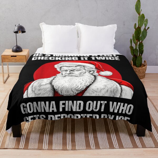 Item preview, Stern Santa with Political Christmas Satire designed and sold by HarinDonreka.