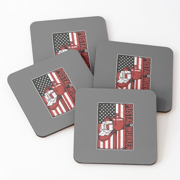 Item preview, Postal Worker American Flag Mail Carrier designed and sold by SofiBlair.