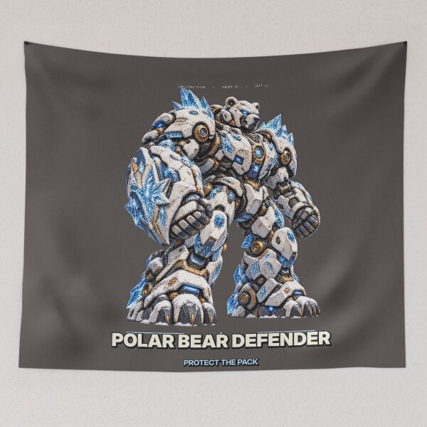 Item preview, Polar Bear Defender – Arctic Guardian Mech designed and sold by slemfiskz.