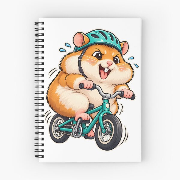 Item preview, Hamster Riding a Tiny Bicycle designed and sold by FancyCatShop.