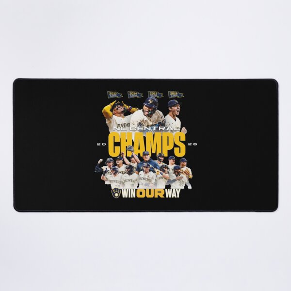 Item preview, Win Our Way Milwaukee Brewers NL Central Champs 2026 Roster Graphic designed and sold by Fryeal Berik.