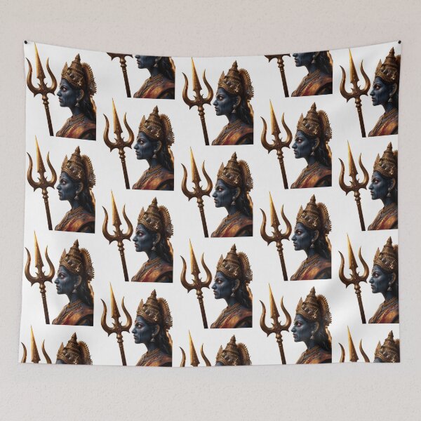 Item preview, Goddess Kali Fierce Trishul Art designed and sold by creed-amato.