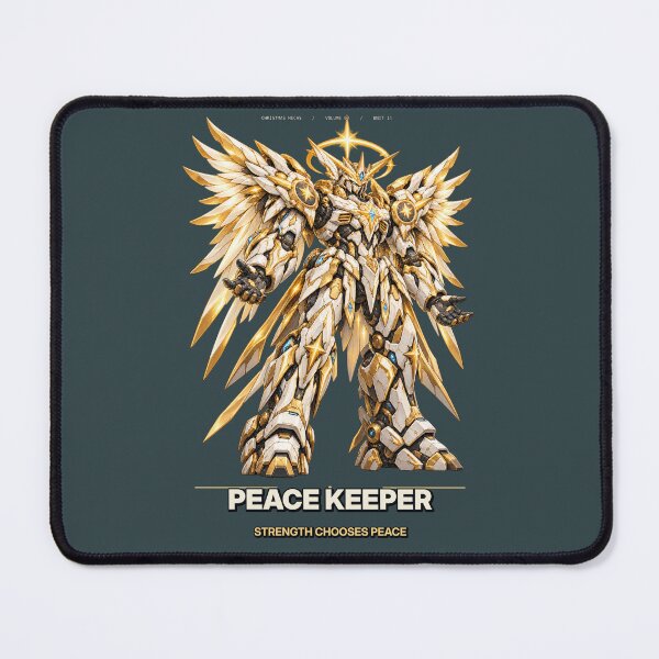 Item preview, Peace Keeper – Golden Angel Christmas Mech designed and sold by slemfiskz.