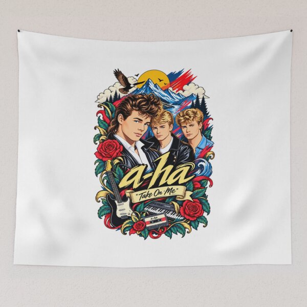 Item preview, A-ha Take On Me - 80s Synth-Pop Band designed and sold by gargrubinsa.