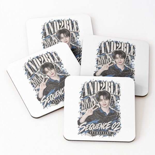 Item preview, Kim Gyuvin Blue Xerox Portrait AND2BLE Fan Art designed and sold by Valeree Store.