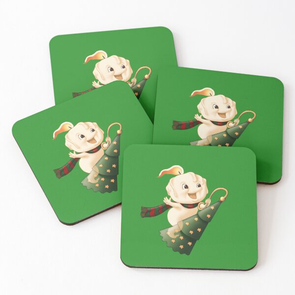Item preview, Cute Candle Character with Christmas Tree Sticker – Whimsical Holiday Art designed and sold by ZyxDes.