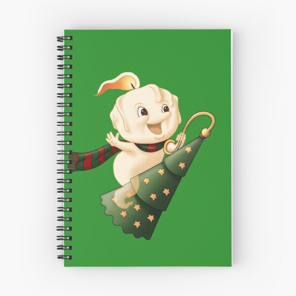 Item preview, Cute Candle Character with Christmas Tree Sticker – Whimsical Holiday Art designed and sold by ZyxDes.