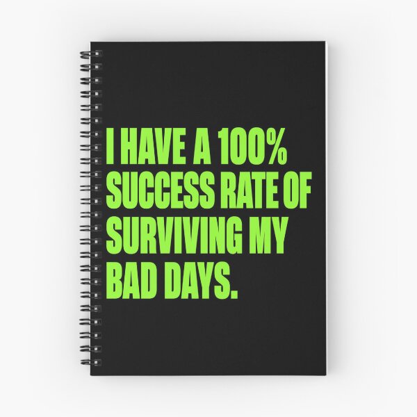 Item preview, 100 Percent Survival Rate Funny Positive Motivational Quote designed and sold by Lazarescu.