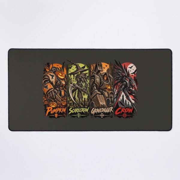Item preview, Midnight Harvest – Halloween Mecha Quartet designed and sold by slemfiskz.