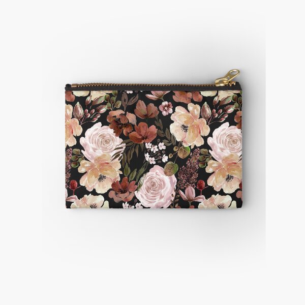 Item preview, Dark Floral Chaos Brown Pattern designed and sold by Anis Illustration.