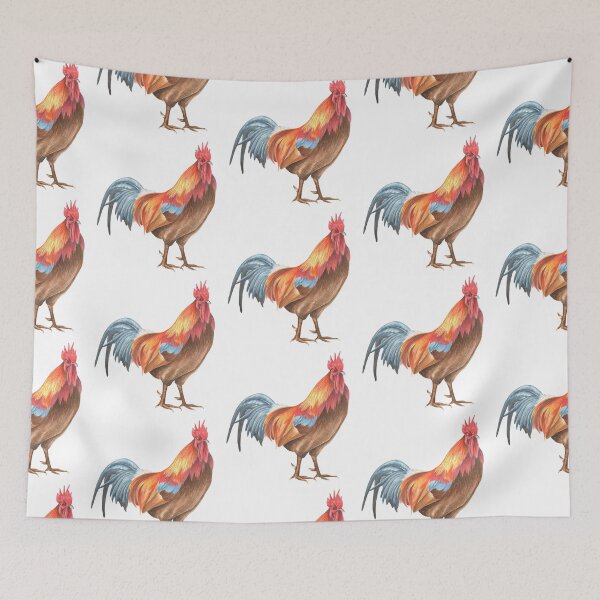 Item preview, Watercolour Cockerel designed and sold by Theodora Gould.