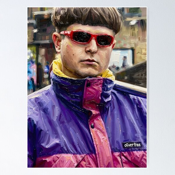 Item preview, Oliver Tree Oil Painting designed and sold by verlonzariy.