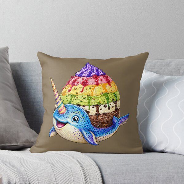 Item preview, Narwhal Rainbow Ice Cream designed and sold by prettykaler.