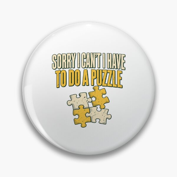Item preview, Embroidered Can't I Have To Do A Puzzle designed and sold by Petrillo3z.