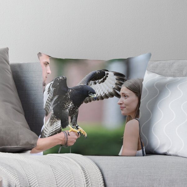 Item preview, Big Black Hawk Photo Meme Couple Outdoor Pun designed and sold by davitabros.