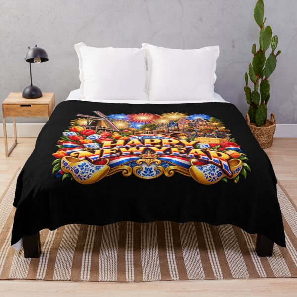 Item preview, Netherlands New Year - See in the Next Year - Happy New Year Fireworks designed and sold by Genius Geek.