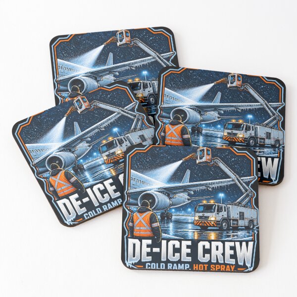 Item preview, De-Ice Crew — Aircraft De-Icing Night Shift designed and sold by Kamplos15.