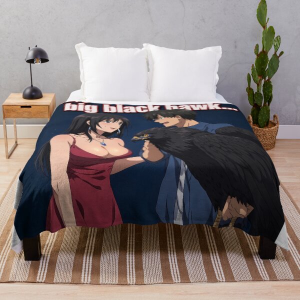 Item preview, Big Black Hawk Anime Night Couple Pun Art designed and sold by davitabros.