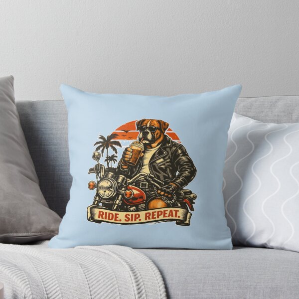 Item preview, Boxer Dog Ride Sip Repeat designed and sold by DIGOR shop.
