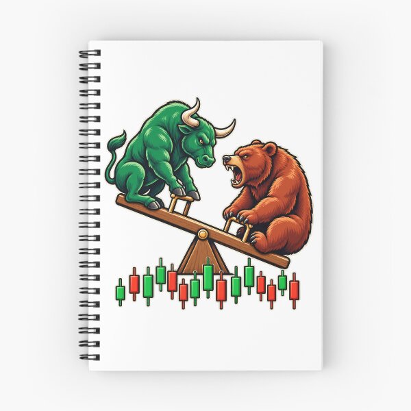 Item preview, Bull and Bear Balancing Market Candles designed and sold by FancyCatShop.