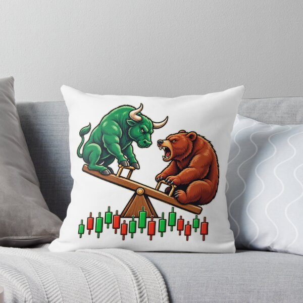 Item preview, Bull and Bear Balancing Market Candles designed and sold by FancyCatShop.