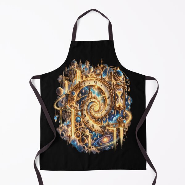 Item preview, Eternal Time Spiral – Golden Cosmic Clockwork designed and sold by TroviTutto.