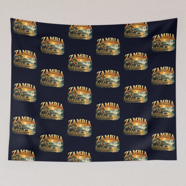 Item preview, Zambia Elephant Safari, Africa Victoria Falls Wildlife designed and sold by madtoyman.