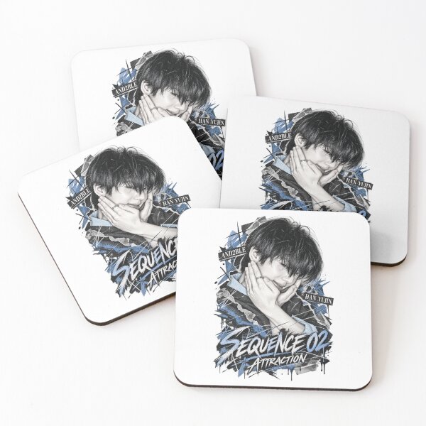 Item preview, Han Yujin Blue Distressed Portrait AND2BLE Fan Art designed and sold by Valeree Store.