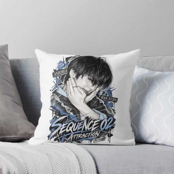 Item preview, Han Yujin Blue Distressed Portrait AND2BLE Fan Art designed and sold by Valeree Store.